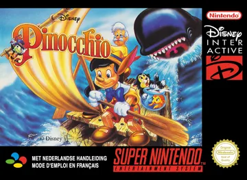 Pinocchio (Europe) box cover front